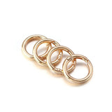 Weiyinxing O Round Bag Buckle Metal Clasps Buckles Spring Circular Carabiner Snap Hook Spring Keyring DIY Jewelry Bag Accessories
