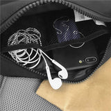 Weiyinxing Unisex Messenger Bag Travel Waist Bag Men's Chest Bag Backpack Casual Men's Shoulder Messenger Bag Nylon Phone Bag Purse
