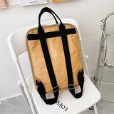 Weiyinxing Ladies PU Book Bag New Women Cute Student Backpack Fashion Girl Kawaii School Bags Female Leather College Backpack Laptop