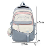 Weiyinxing Women Cute Purple Waterproof School Bag Lady Nylon College Backpack Female Travel Bag Girl Book Harajuku Laptop Backpack Fashion