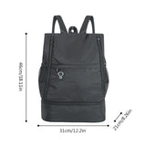 Weiyinxing Outdoor Beach Storage Backpack Sports Equipment Bags Fitness Bag For Men&Women Wet Dry Separation Knapsack Swimming Bag