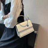 Weiyinxing Women Luxury Brand Large Capacity Women PU Shoulder Messenger Bag 2024 Fashion Chain Small Square Bag Daily Elegant