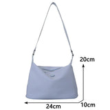 Weiyinxing Nylon Cloth Underarm Bag Korean Style New Ins Lightweight Texture Small Bag All-Match Shoulder Handbags for Women Girls