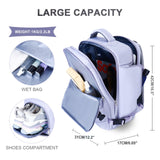 Weiyinxing Women Travel Backpack Airplane Large Capacity Multi-Function Luggage Lightweight Waterproof Women's Casual Bag Notebook Bagpacks