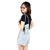 Weiyinxing Touch Screen Cell Phone Purse Smartphone Wallet PU Leather Shoulder Strap Handbag Women Bag Fashion mobile wallet 2023