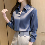 Weiyinxing Sleeve Blouse Women Blusas Mujer De Moda 2023 Chiffon Blouse Shirt Turn Down Collar Office Blouse Women Tops Blusa E235 0409