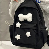 Weiyinxing Women Ins Japanese Kawaii Star Backpack Korean All Match Casual Sweet Schoolbags Fashion Students Preppy Backpacks Y2k Aesthetic