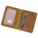 Weiyinxing Leather Card Holder Purse ID Card Real Leather Rfid Card Case Clutch Wallets Slots for Men Women Mini Slim Short Purse