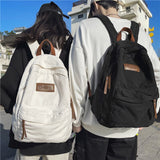 weiyinxing Women Men Canvas Green Bag Fashion Boy Girl Cute College Backpack Male Female Book Travel Backpack Cool Laptop Lady Student Bags