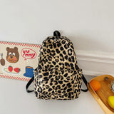 Weiyinxing leopard print Women Backpack Large capacity schoolbag for Teenagers Girls backpack Travel female shoulder bag bagpack