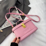 Weiyinxing PU Leather Women's Handbags 2024 New All-Match Small Box Bag Spring Summer Fashion Lady Crossbody Bag and Purse