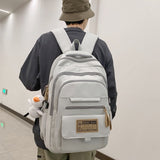 Weiyinxing Multi-pocket Women man Rucksack High Quality Youth Waterproof Backpacks for Teenage Girls Boys Female School Bag Bagpack