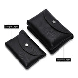 Weiyinxing Genuine Leather Coin Purse Zipper Small Wallets Card Holder Bag Portable Men Cowhide Money Purse Women Earphone Pouch