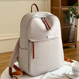 Weiyinxing Pack Nylon Women Laptop Backpack Fashion Bagpack Shoulder BackBag Preppy Style Solid Color Backpacks for Girls Book Bag