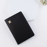 Weiyinxing Lover Couple Passport Cover Hot Stamping Simple Plane Women Men Travel Wedding Passport Covers Holder Fashion Wedding Gift