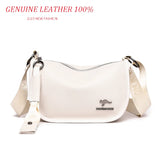 Weiyinxing Solid Color Cowhide Women Shoulder Crossbody Bag Luxury Ladies Phone Bag And Purses Genuine Leather Handbag Women's Bags