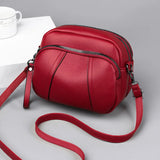 Weiyinxing Solid Color PU Leather Casual Crossbody Bag Women Shell Purse and Handbag Lady Luxury Design Small Shoulder Messenger Bags