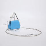 Weiyinxing Purse Luxury Designer Women's Mini Crossbody Bag Square tassen dames Fashion Lipstick Pouch Mini Chain Handbag Shoulder Bag