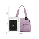 Weiyinxing Bag Handbag Shoulder Bag for Women Nylon Waterproof Large Capacity Shopping CrossBody Bag Ladies Messenger Bags Handbags