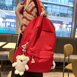 Weiyinxing Women Kawaii Pink Ladies Laptop New Book Bag Trendy Girl Cute Nylon School Backpack Fashion Female Travel College Backpack Cool