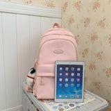 Weiyinxing Women Red Lady Waterproof Cute Laptop New Book Bag Girl Kawaii Nylon School Backpack Fashion Female Travel College Backpack Cool
