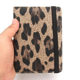 Weiyinxing Leopard Complex Passport Cover with Bandage Waterproof Passport Holder Built in RFID Blocking Protect Personal Information