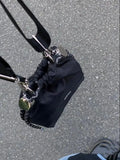 Weiyinxing Vintage Korean Silver Shoulder Luxury Half Moon Small Wallet Tote Bag Ladies Handbag Underarm Bags Purses Handbags Women