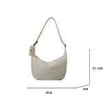 Weiyinxing Canvas Hobos Crossbody Bag For Women Designer Shoulder Bag Large Capacity Tote Lady Travel Shopper Bag Female Purses 2024