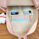 Weiyinxing Women Red Lady Waterproof Cute Laptop New Book Bag Girl Kawaii Nylon School Backpack Fashion Female Travel College Backpack Cool