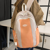 Weiyinxing Girl Nylon Kawaii Red Student School Bag Cool Women Fashion Laptop College Backpack Teen Female Travel Book Bags Lady Trendy