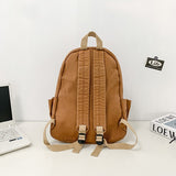 weiyinxing Men Black Rucksack Simple Canvas Women Knapsack Fashion Lovers Shoulder Bag Backpack Schoolbag College Mochila School