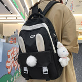 Weiyinxing Travel Pink Girl School Bag Female Cartoon Laptop College Backpack Cute Ladies Book Bag Fashion Women New Backpack Trendy