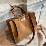 Weiyinxing for Women Corduroy Satchel Shoulder Bags Ladies Totes Crossbody Bag for Women Vintage Shopper Shopping Bags
