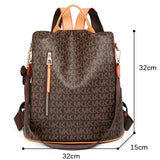 Weiyinxing Backpack For Women PVC Waterproof Shoulder Bag Pack Female Casual Anti-theft Rucksack Shopping Travel Girl School Bags