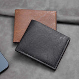 Weiyinxing PU Leather Men's Short Wallet Multi Card Slots Card Holder Horizontal Soft Money Clip Business Cash Purse Card Pocket