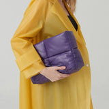 Weiyinxing Large Tote Padded Handbags Designer Quilted Women Shoulder Bags Luxury Nylon Down Cotton Crossbody Bag Winter Purse 2024