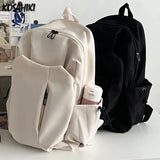 Weiyinxing Solid Y2k Aesthetic Laptop Bags Preppy Sweet Korean Vintage Schoolbags Fashion Grunge Backpack for College Students