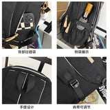 Weiyinxing Multi-pocket Women man Rucksack High Quality Youth Waterproof Backpacks for Teenage Girls Boys Female School Bag Bagpack