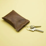 Weiyinxing New Fashion Leather Long Pocket Key Wallet Keyring Coin Purse Women Men Small Short Money Change Bag Little Card Holder