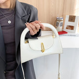 Weiyinxing Fashion Women Handbags Round Handle Pure Color PU Leather Hourglass Bag 2024 New Designer Handbag Luxury Crossbody Purse