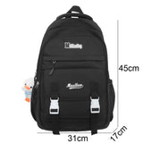 Weiyinxing Women Kawaii Student Laptop Book Bag Fashion Cool Female Travel College Backpack Girl Nylon School Backpack Lady Cute New