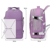 Weiyinxing Women's Travel Backpack Air Lightweight Casual Multifunction Bag With Luggage USB Charging Laptop Waterproof Anti-Theft Backpack
