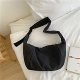 Weiyinxing Casual Nylon Women Bags Shoulder Bag Woman Crossbody Bag Hobo Bags Dumpling Bag Large Capacity Female Half Moon Totes