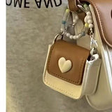 Weiyinxing Japanese Cute Shoulder Bag Retro Small Square Bag Women's 2024 New College Style Bag Versatile Crossbody Bag