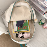 Weiyinxing Waterproof Cartoon Women High Capacity School Bag Ladies Nylon Girl Book Bag Mochila Fashion Laptop College Backpack Travel