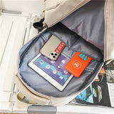 Weiyinxing Girl Boy Laptop Student Backpack New Female Men Travel Book Bag Male Women Nylon College Backpack Fashion Lady School Bag