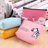 Weiyinxing Animals Soft PU Coin Purse Women Bag Zipper Wallet Key Coin Storage Bag Zebra Elephant Kawaii Mini Pouch ID Card Holders