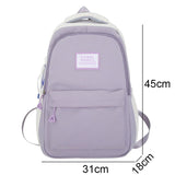 Weiyinxing Female Pink Travel Teenage College Backpack Girl Kawaii Nylon School Backpack Ladies Cute Book Women Laptop Student Bag