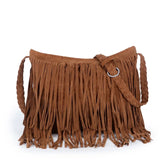 Weiyinxing Women's Crossbody Bag Tassel Solid Color Fashion for Mobile Wallets Tote Bags for Women