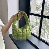 Weiyinxing New Women's Totes Bags Cloud Bag Pleated Underarm Bag Girl Shoulder Crossbody Bags Women Small Tote Bag Quilted Cloud Bags